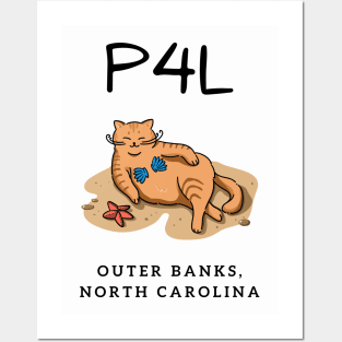 P4L Outer Banks Cat Posters and Art